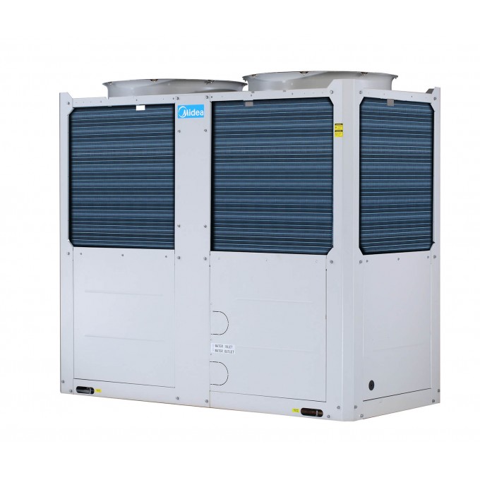 Модульные чиллеры на базе спиральных компрессоров AQUA THERMAL DC-inverter со встроенным гидромодулем MIDEA MCDH-A-P MCDH70A-PR3-P